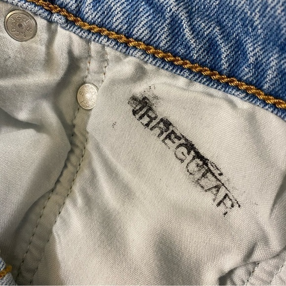 Levi’s Wedgie Straight Fit Denim Jeans Size 31 x 28 Women IRREGULAR - Picture 14 of 14